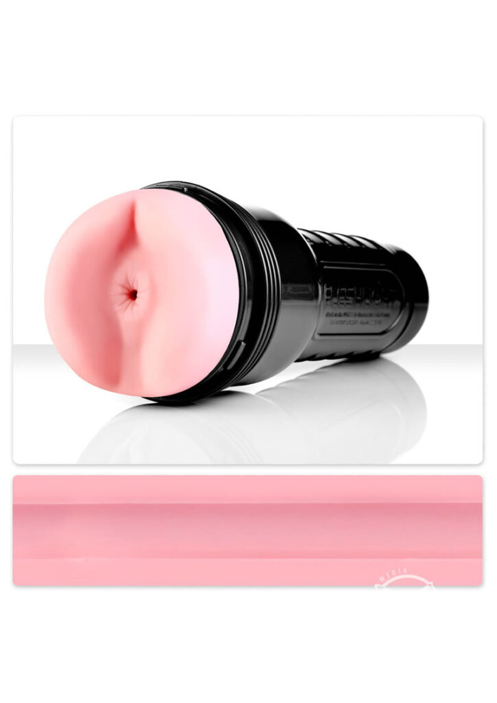 Fleshlight Classic Original Pink Butt Textured Stroker Masturbator Black Case 10 Inches
