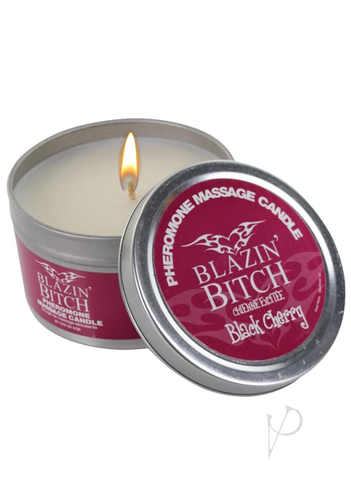 Blazin' Bitch pheromone massage candle