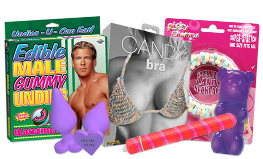edible underwear and other sex toys