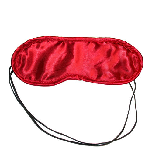 Sex And Mischief Red Satin Blindfold