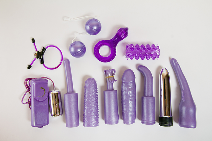 A variety of sex toys