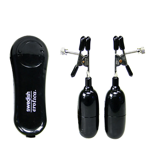Vibrating Nipple Clamps For Him Or Her With Remote